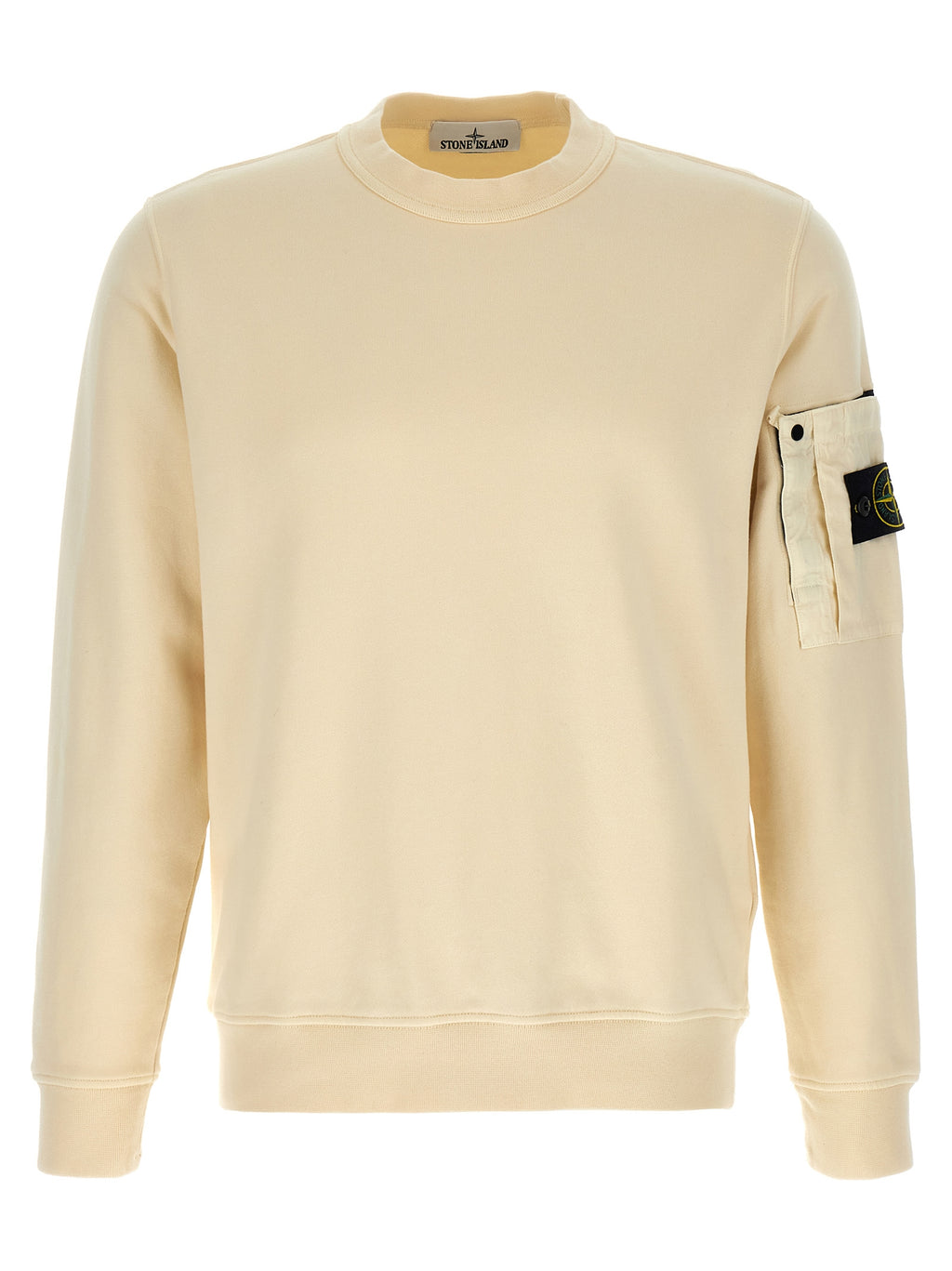 Beige Cotton Sweatshirt