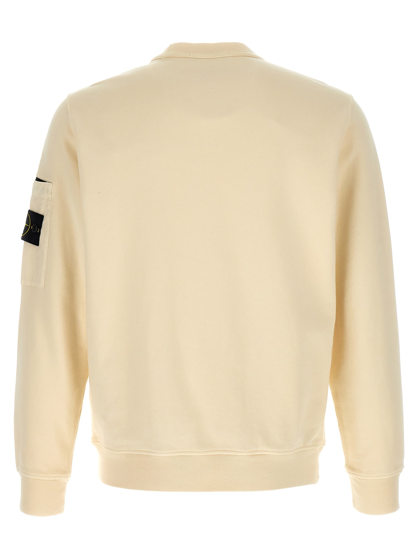 Beige Cotton Sweatshirt