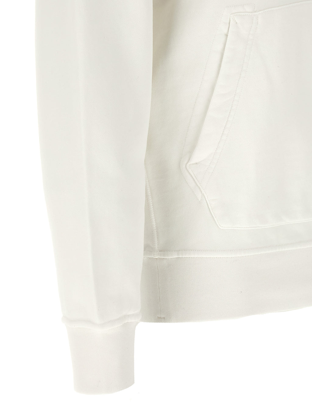 White Cotton Sweatshirt