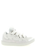 White Calfskin Chunky Sneakers