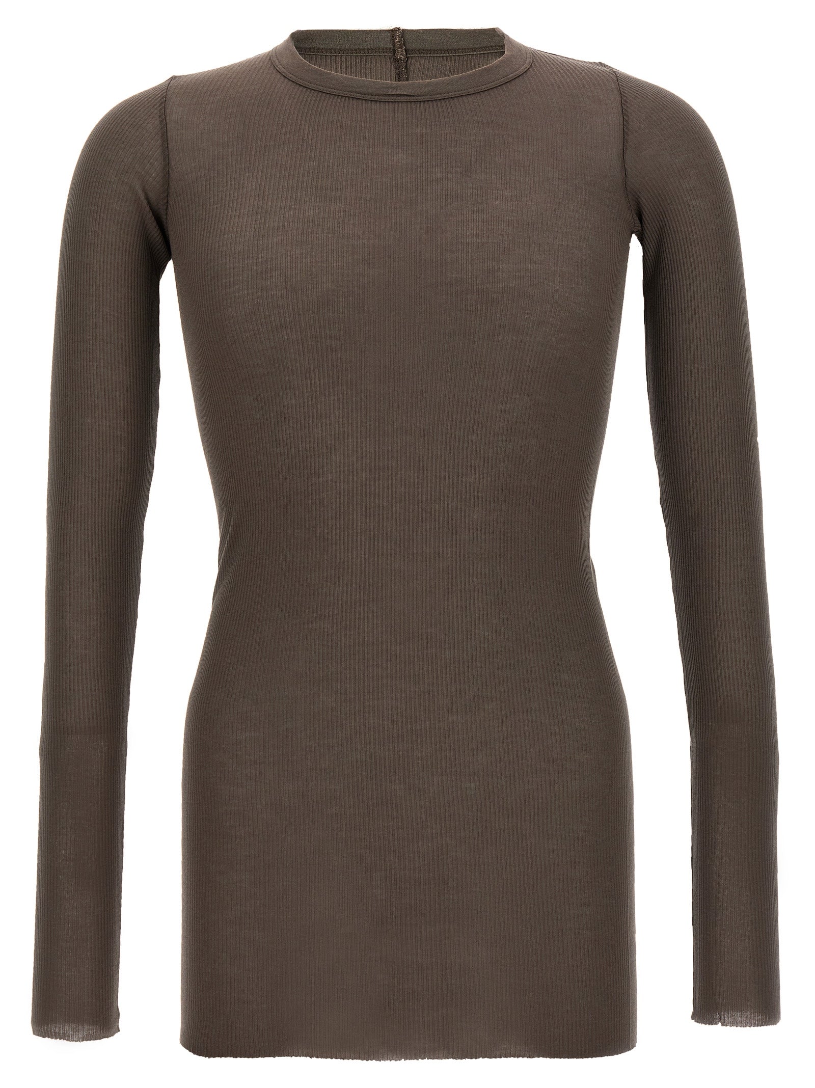 Gray Viscose T-Shirt