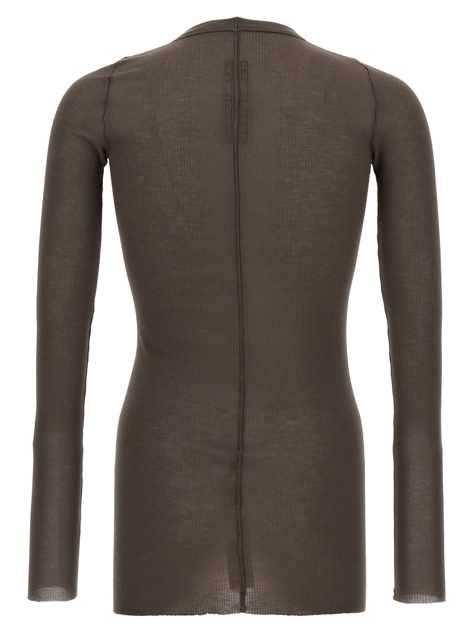 Gray Viscose T-Shirt