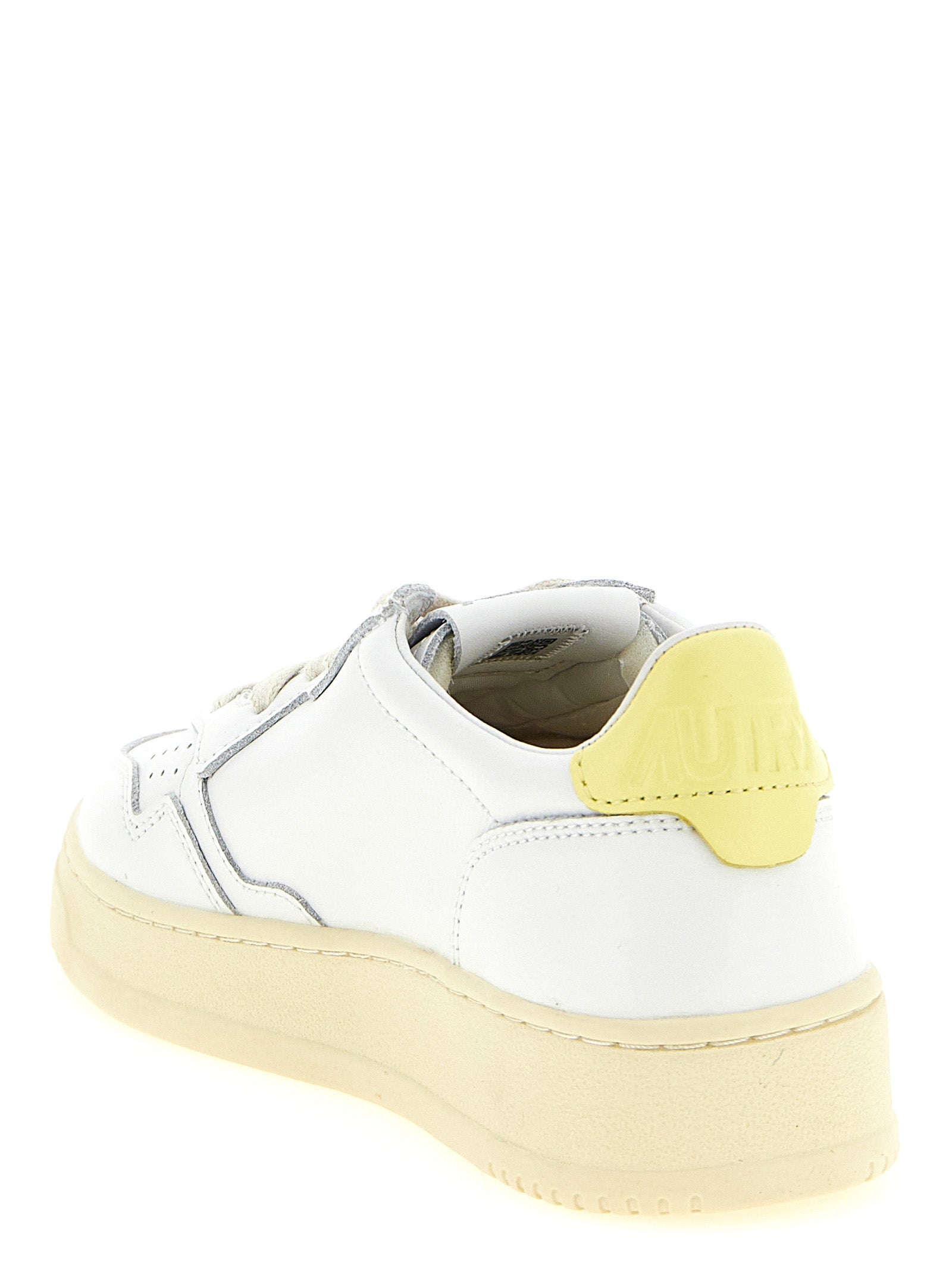 Bicolor Cowhide Low Top Sneakers