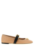 Multicolor Lamb Leather Ballet Flats