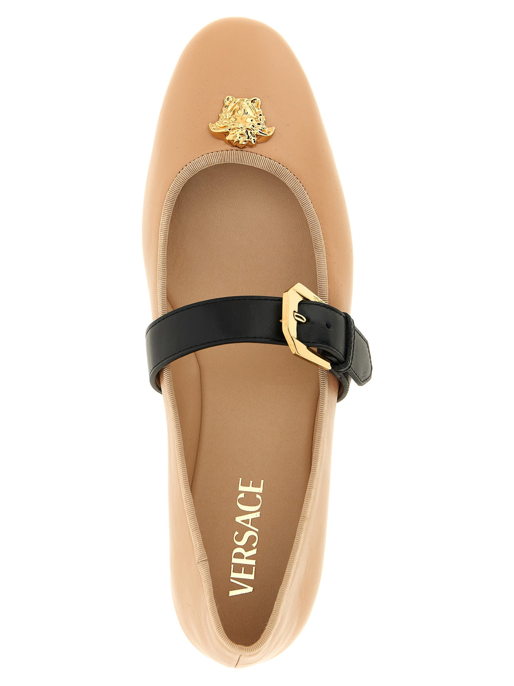 Multicolor Lamb Leather Ballet Flats