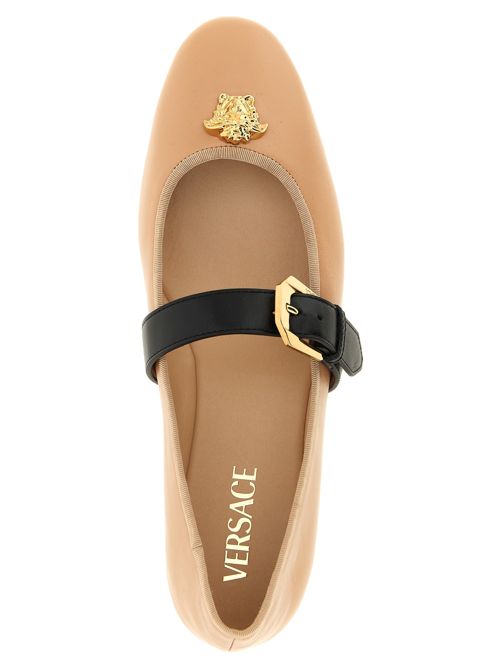 Multicolor Lamb Leather Ballet Flats