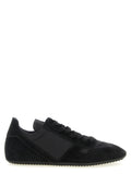 Black Calfskin Athletic Sneakers