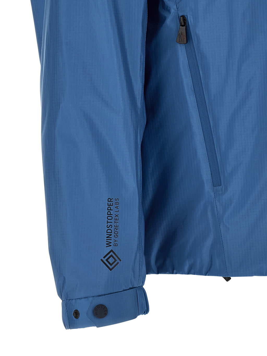 Blue Polyamide Shell Jacket