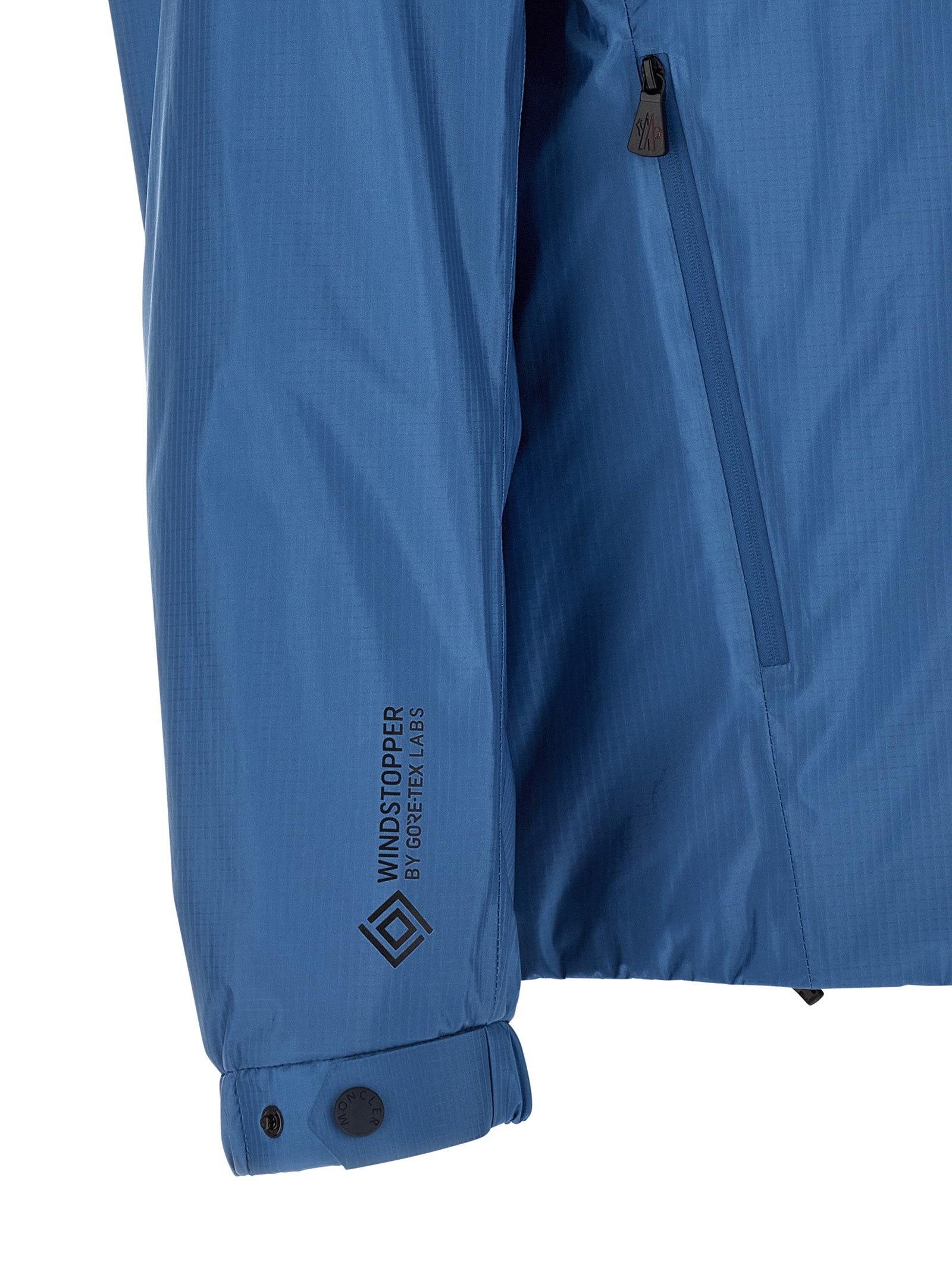 Blue Polyamide Shell Jacket