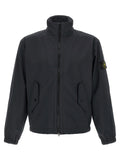 Blue Polyester Shell Jacket