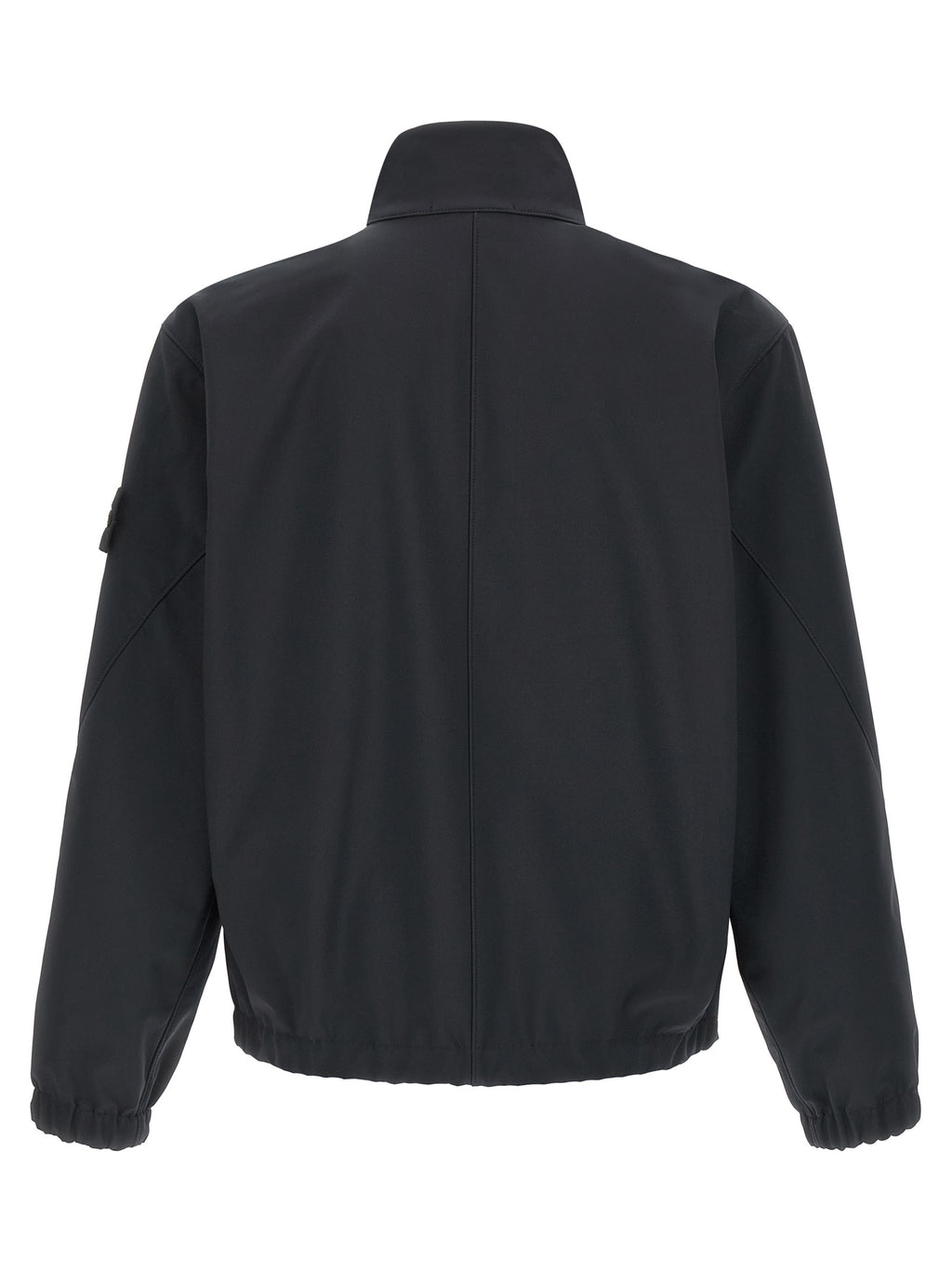 Blue Polyester Shell Jacket
