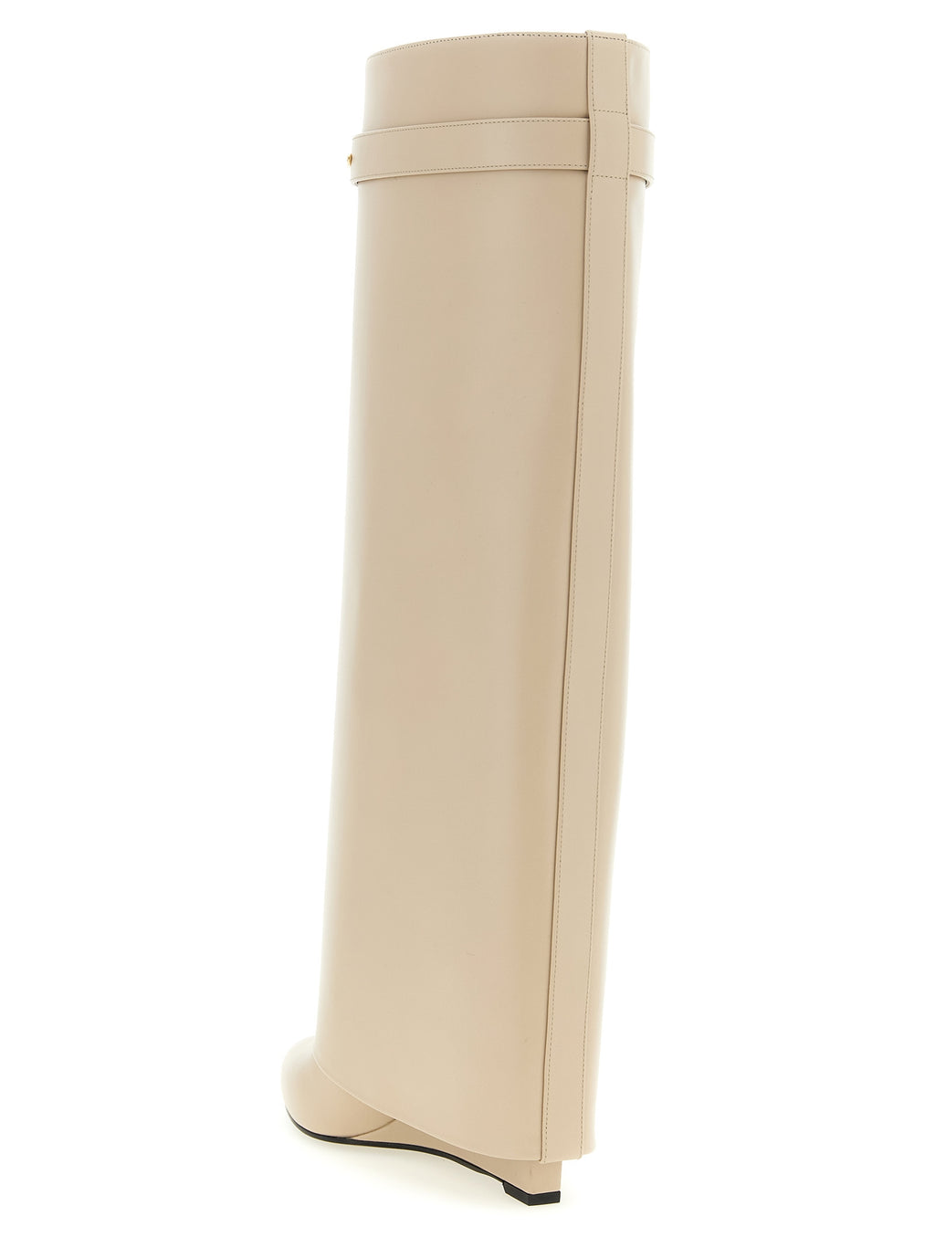 Beige Calfskin Over The Knee