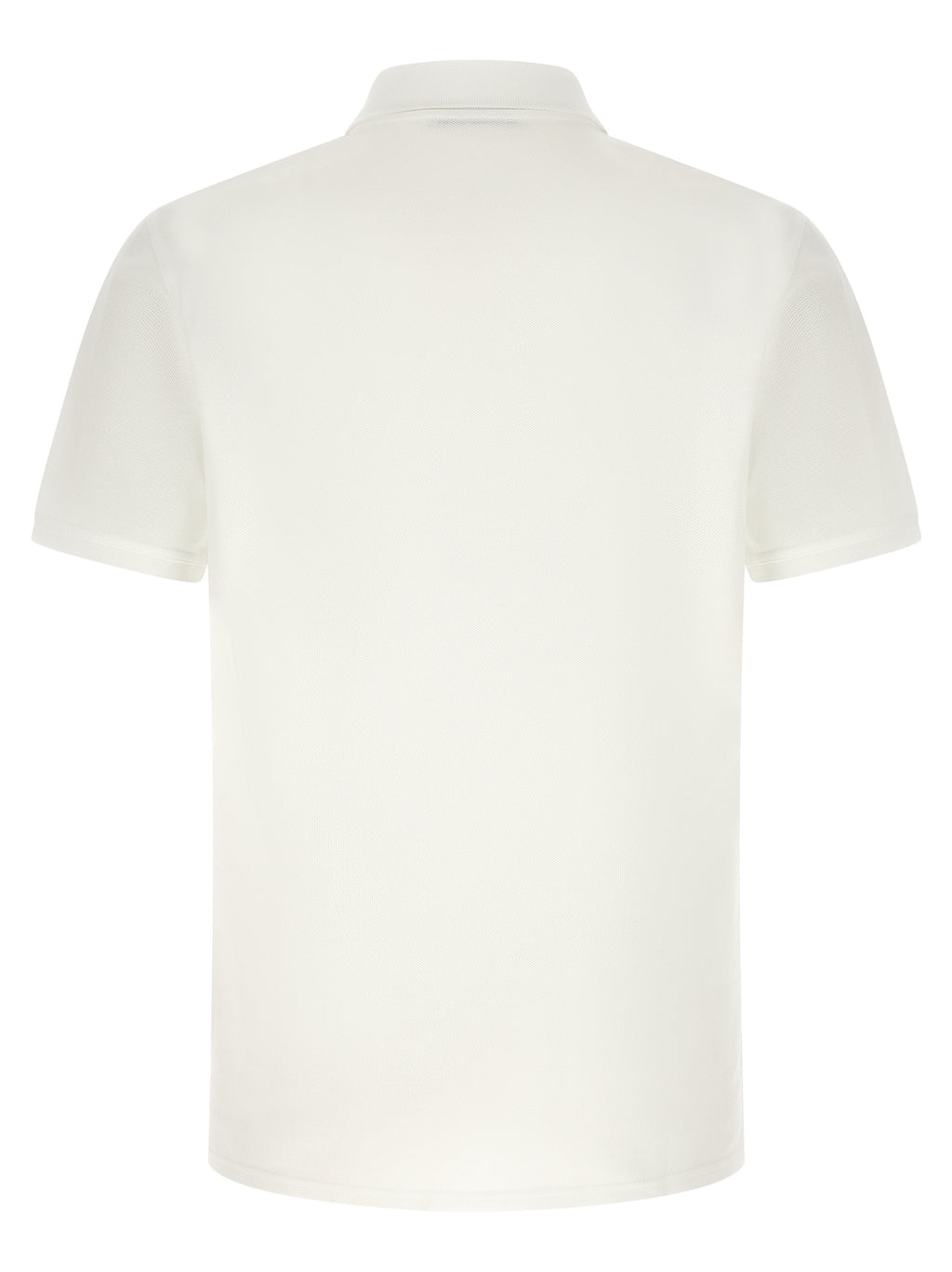 White Cotton Polo Shirt