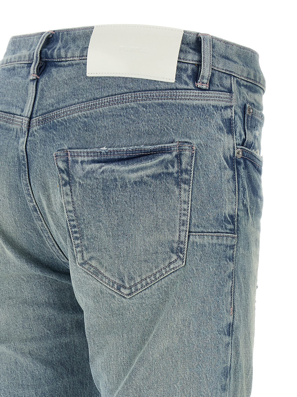 Blue Cotton Skinny Jeans