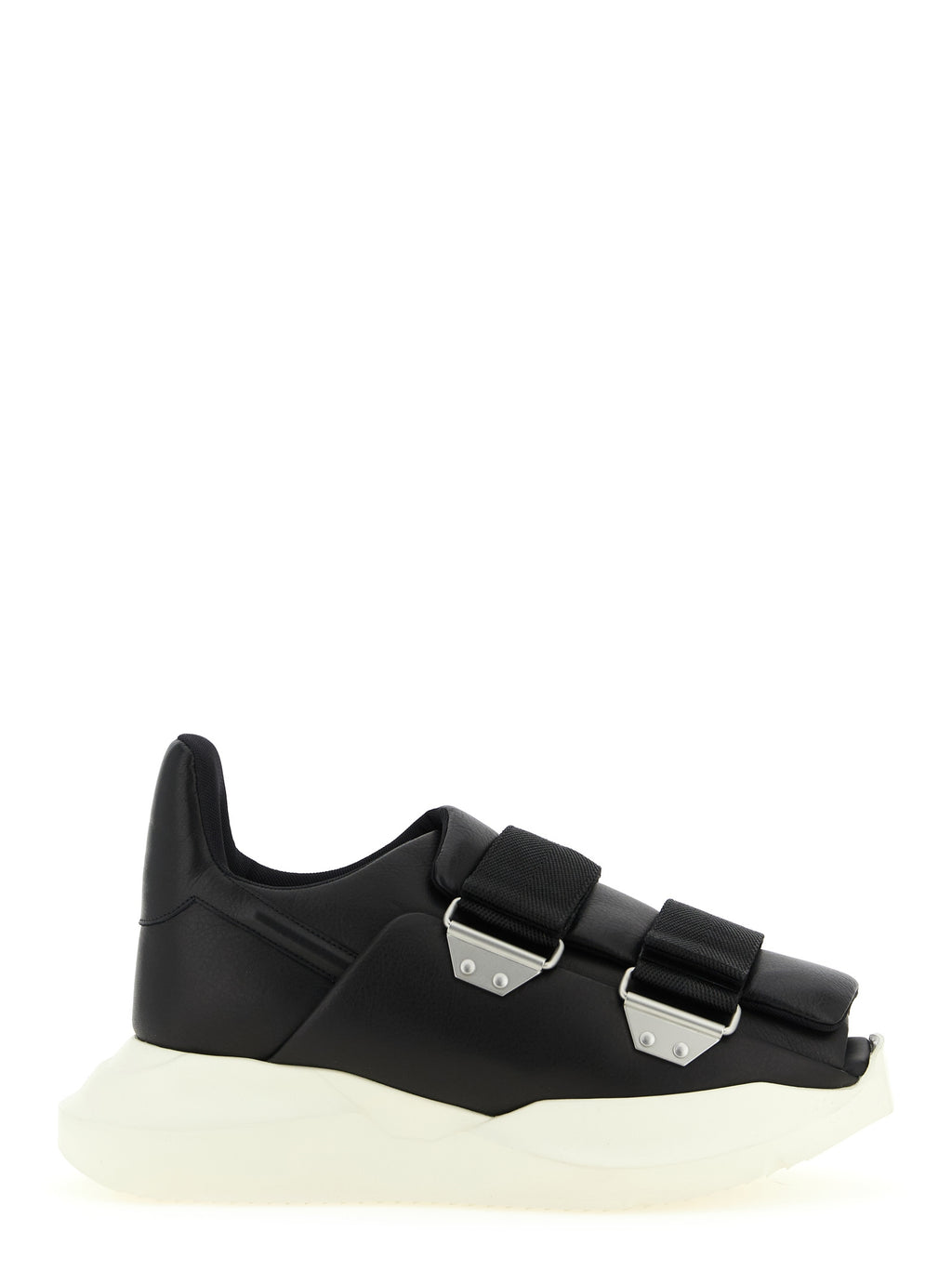 Black Calfskin Athletic Sneakers
