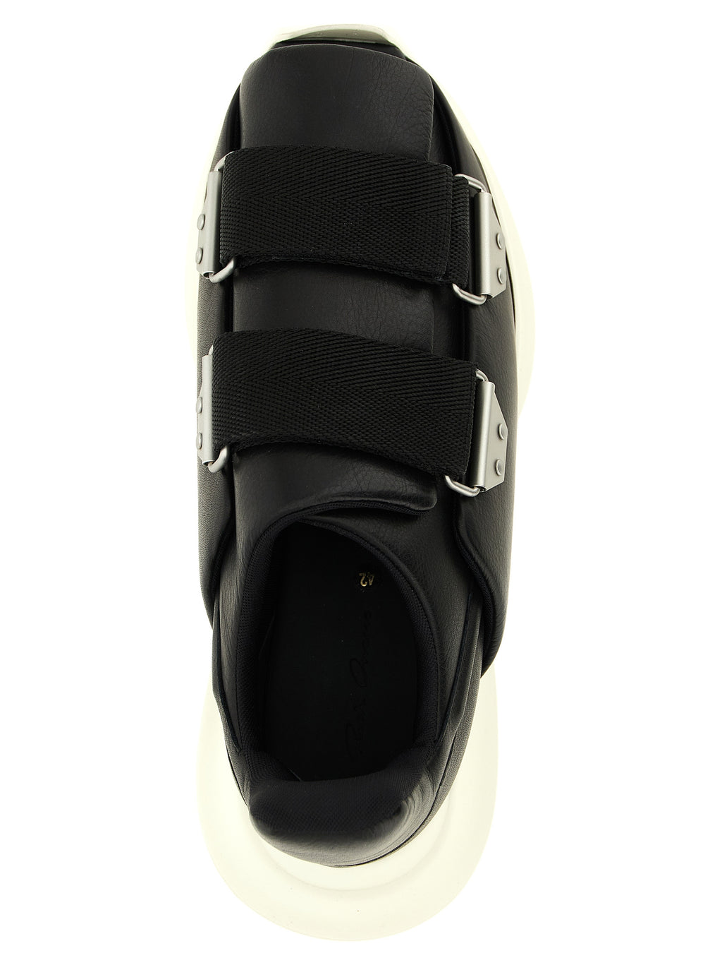 Black Calfskin Athletic Sneakers
