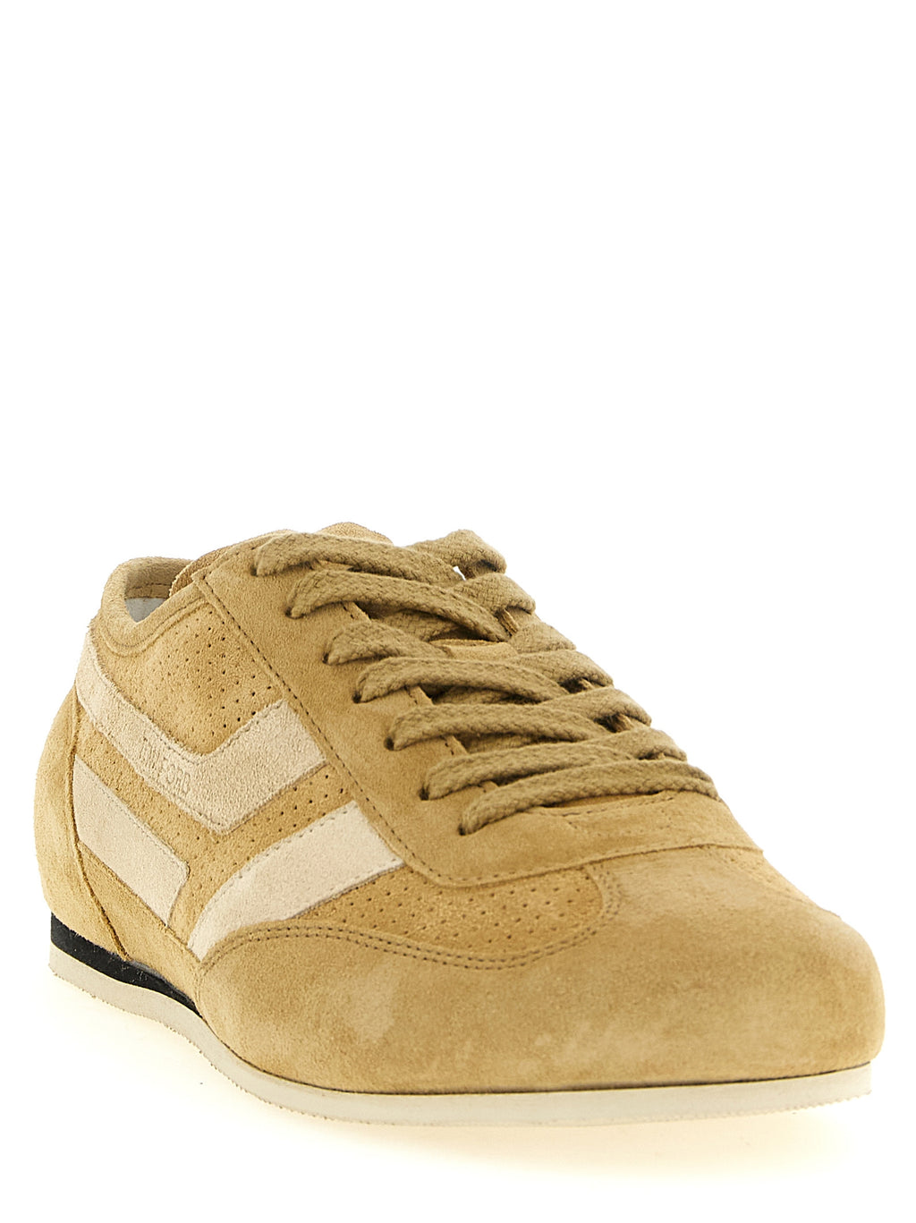Beige Calfskin Sneakers