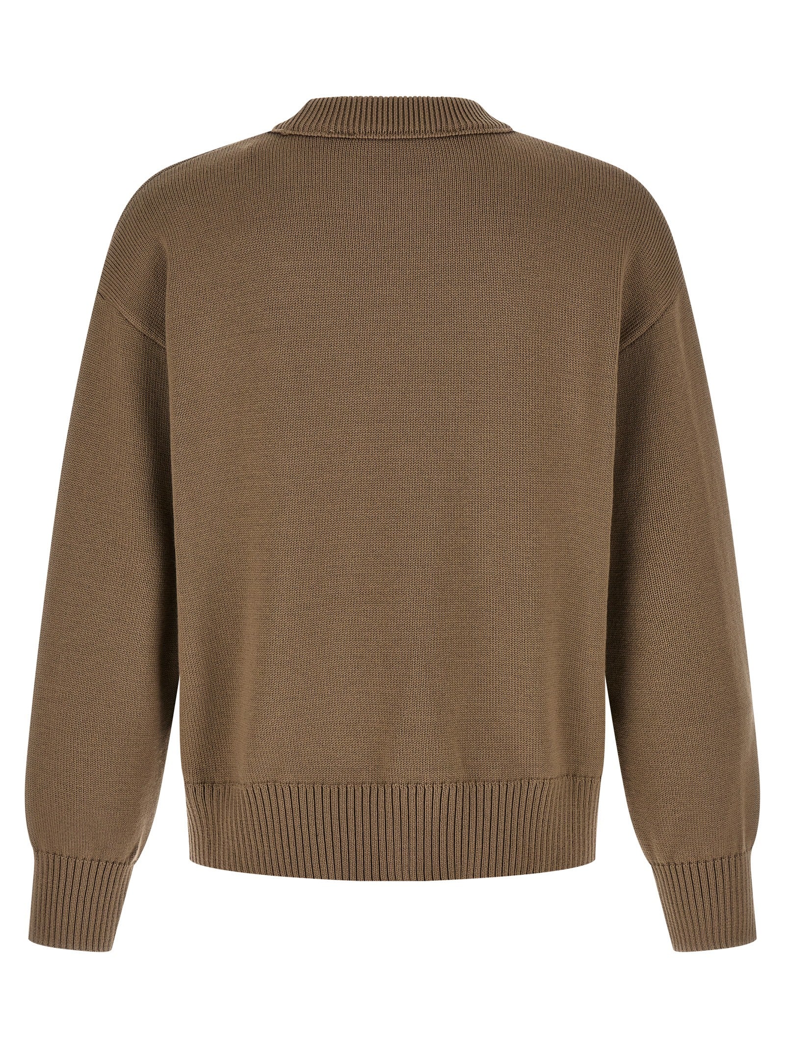 Beige Wool Cardigan