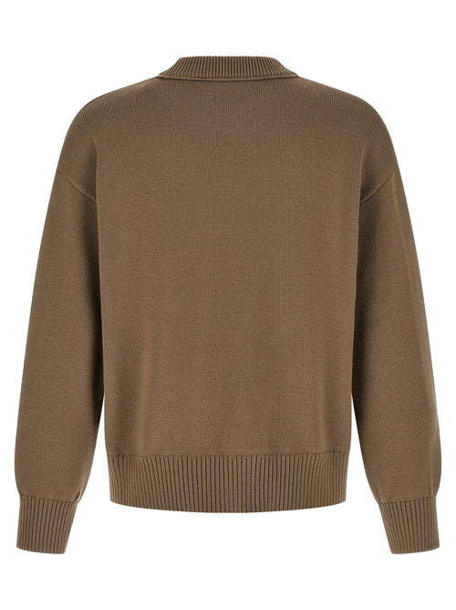Beige Wool Cardigan