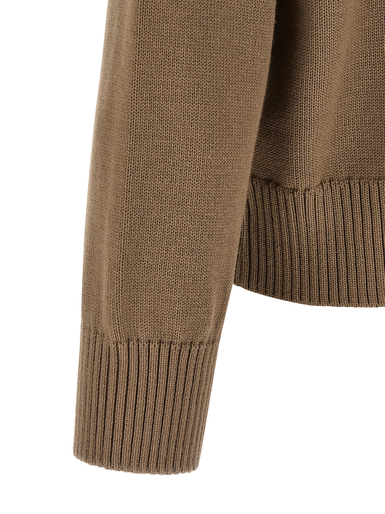 Beige Wool Cardigan