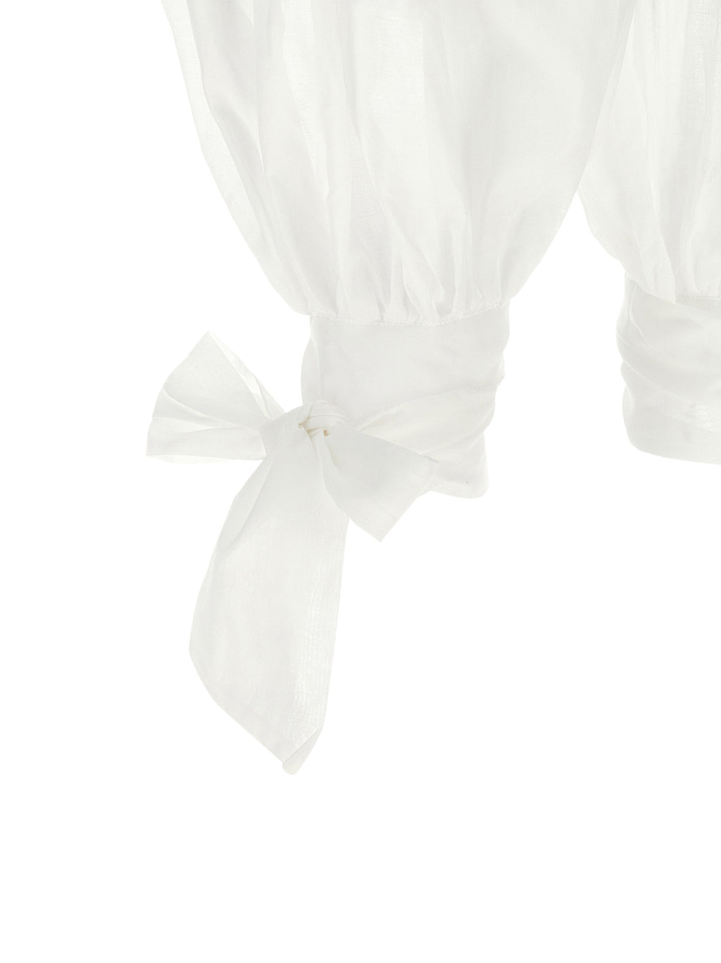 White Cotton Casual Pants