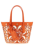 Orange Cotton Tote Bag