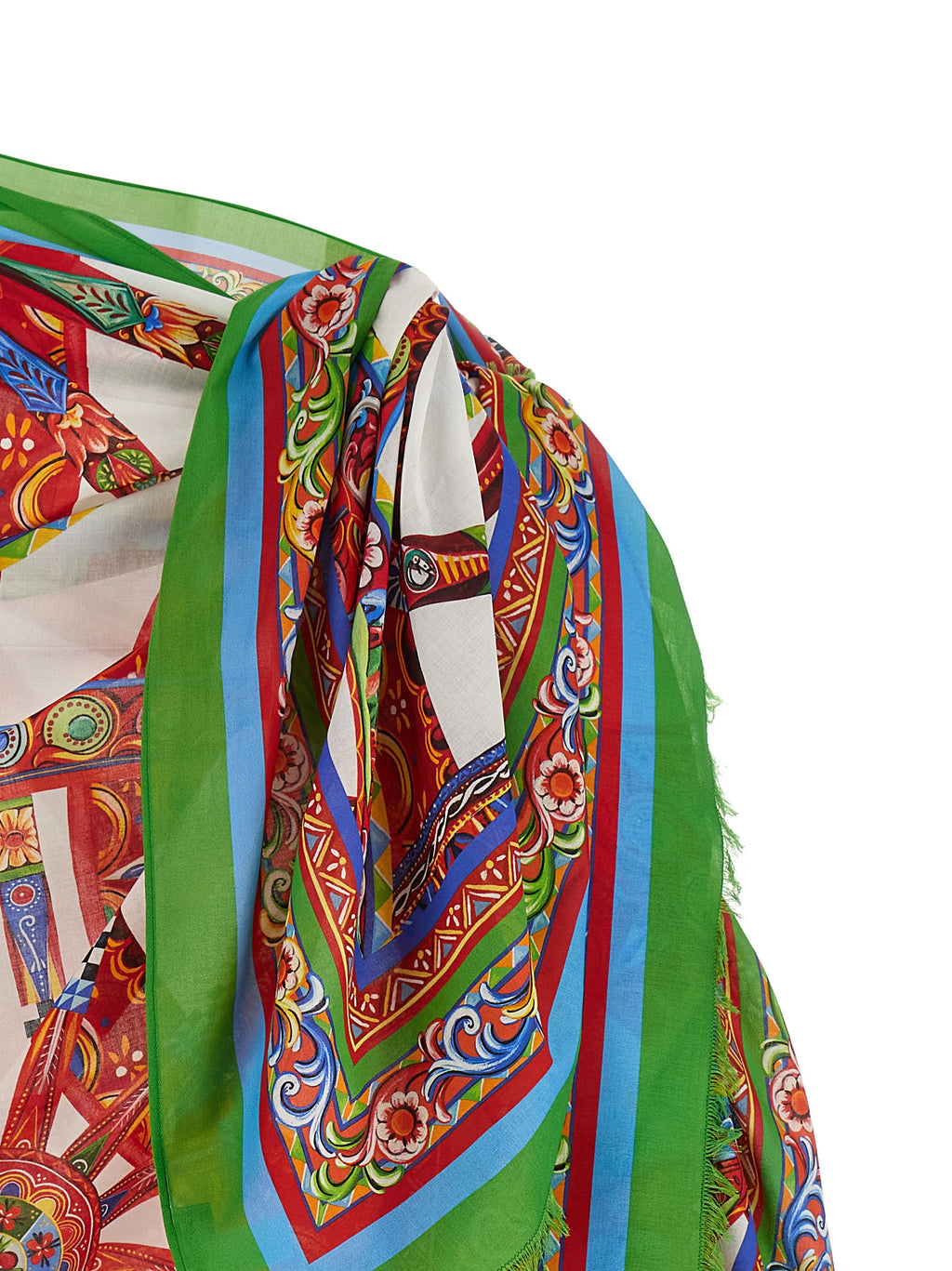Multicolor Cotton Long Skirt