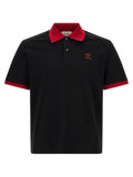 Black Cotton Polo Shirt