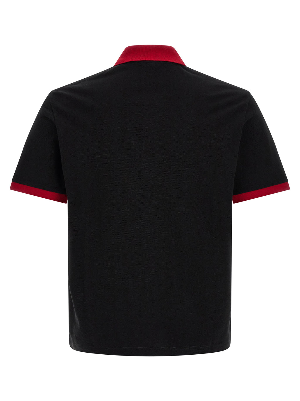 Black Cotton Polo Shirt