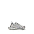 Gray Polyethylene Athletic Sneakers