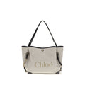 Gray Cotton Shoulder Bag