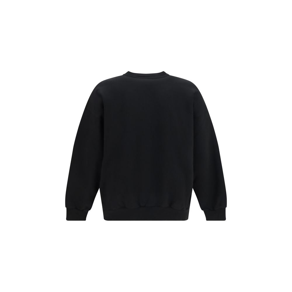 Black Cotton Sweatshirt