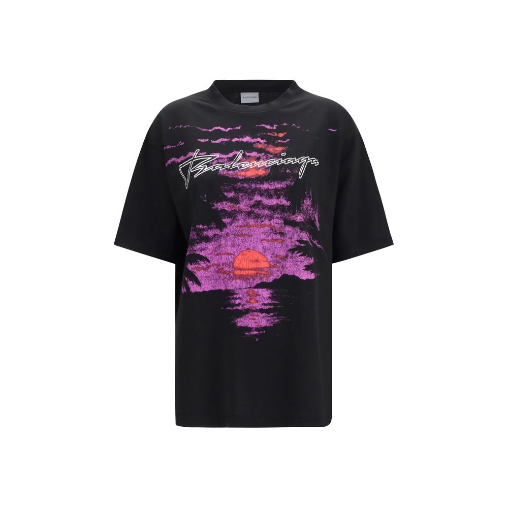 Black Cotton T-Shirt