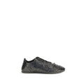 Black Calf Leather Bos Taurus Athletic Sneakers