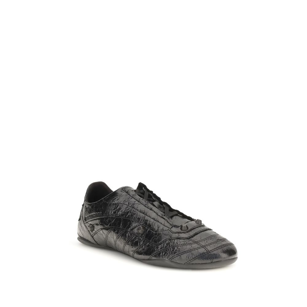 Black Calf Leather Bos Taurus Athletic Sneakers