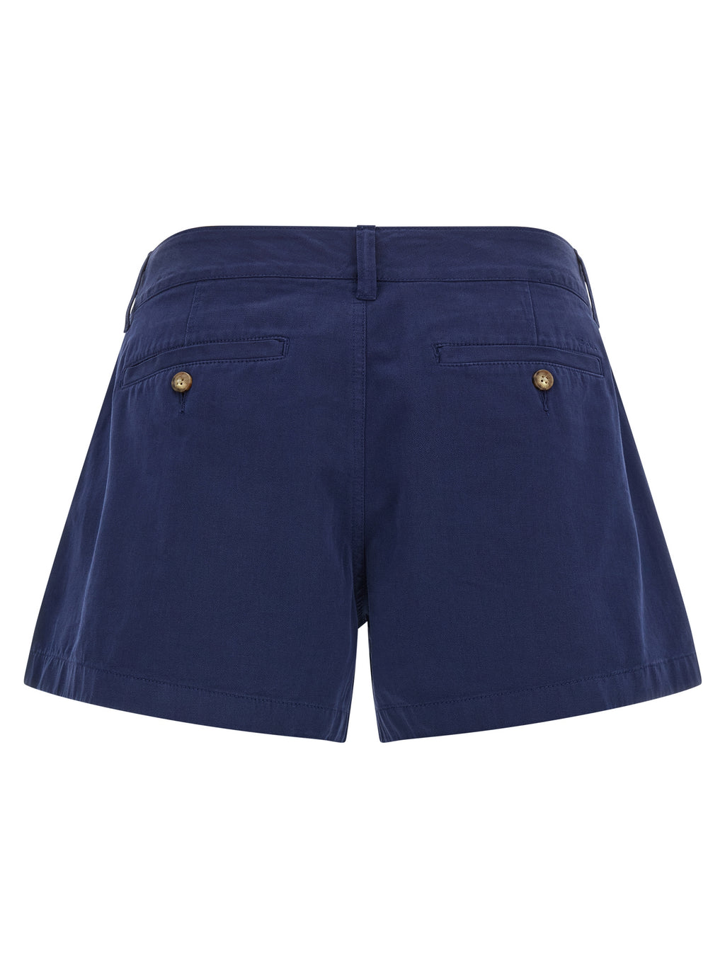 Blue Cotton Bermuda Shorts