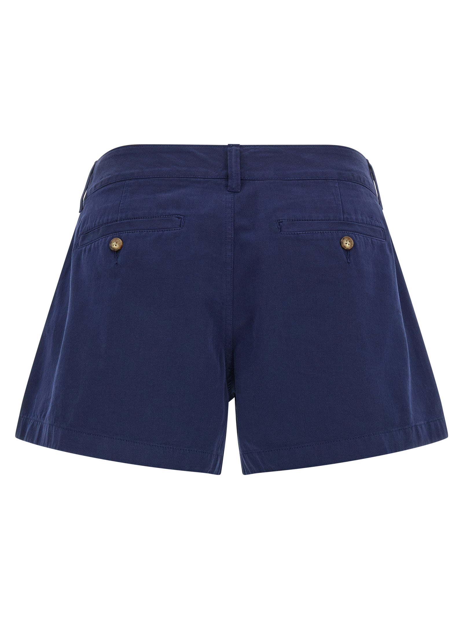 Blue Cotton Bermuda Shorts