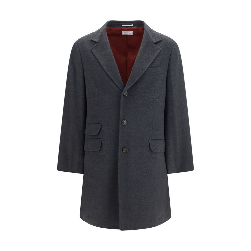 Gray Cashmere Coat