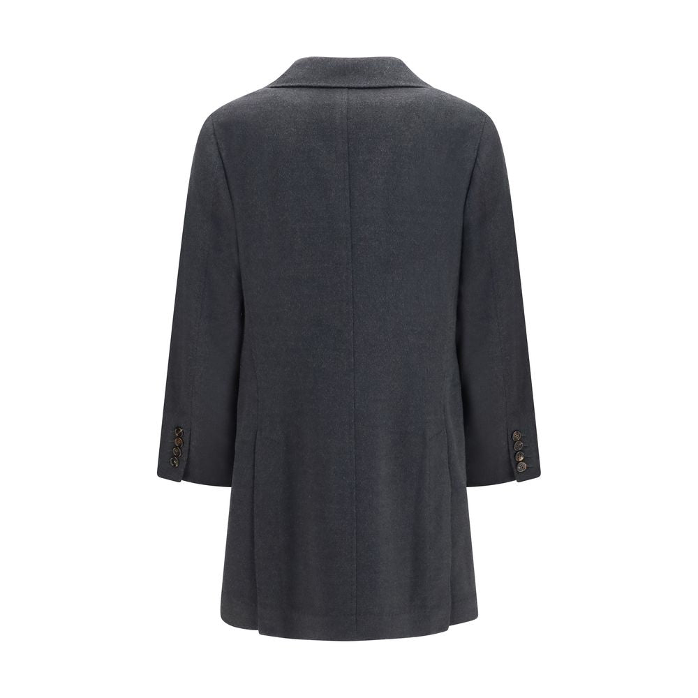 Gray Cashmere Coat