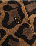 Brown LeopardPrint Flared A-line Mini Dress