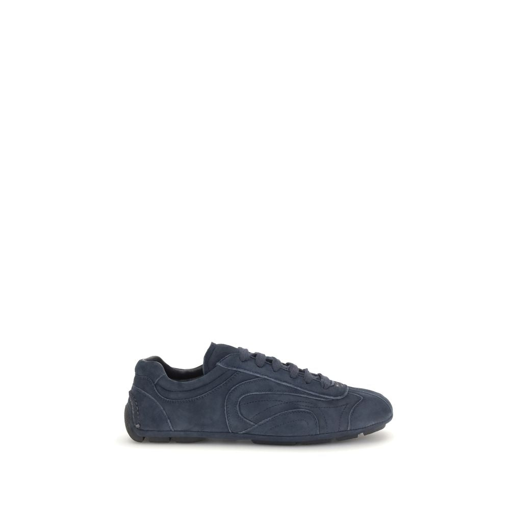 Blue Calf Leather Bos Taurus Athletic Sneakers
