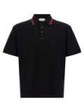 Black Cotton Polo Shirt