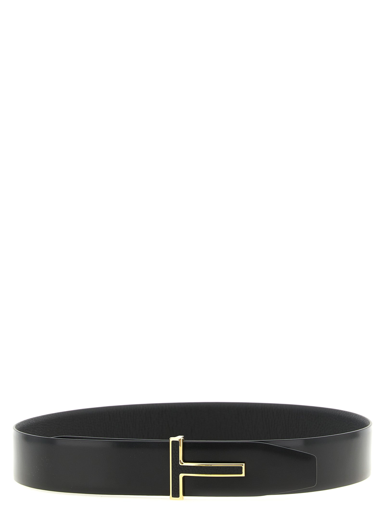 Black Calfskin Regular Belt