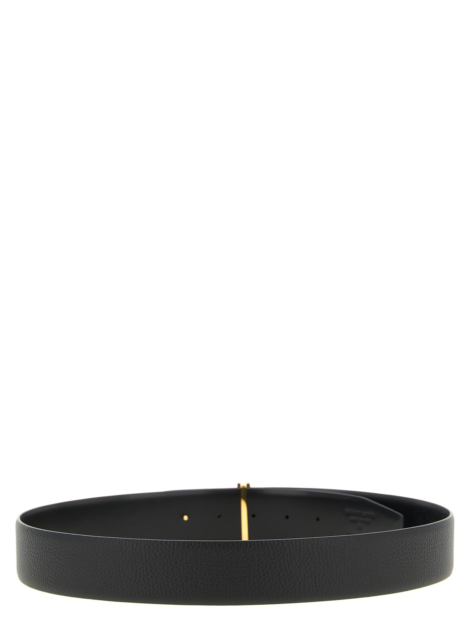 Black Calfskin Regular Belt