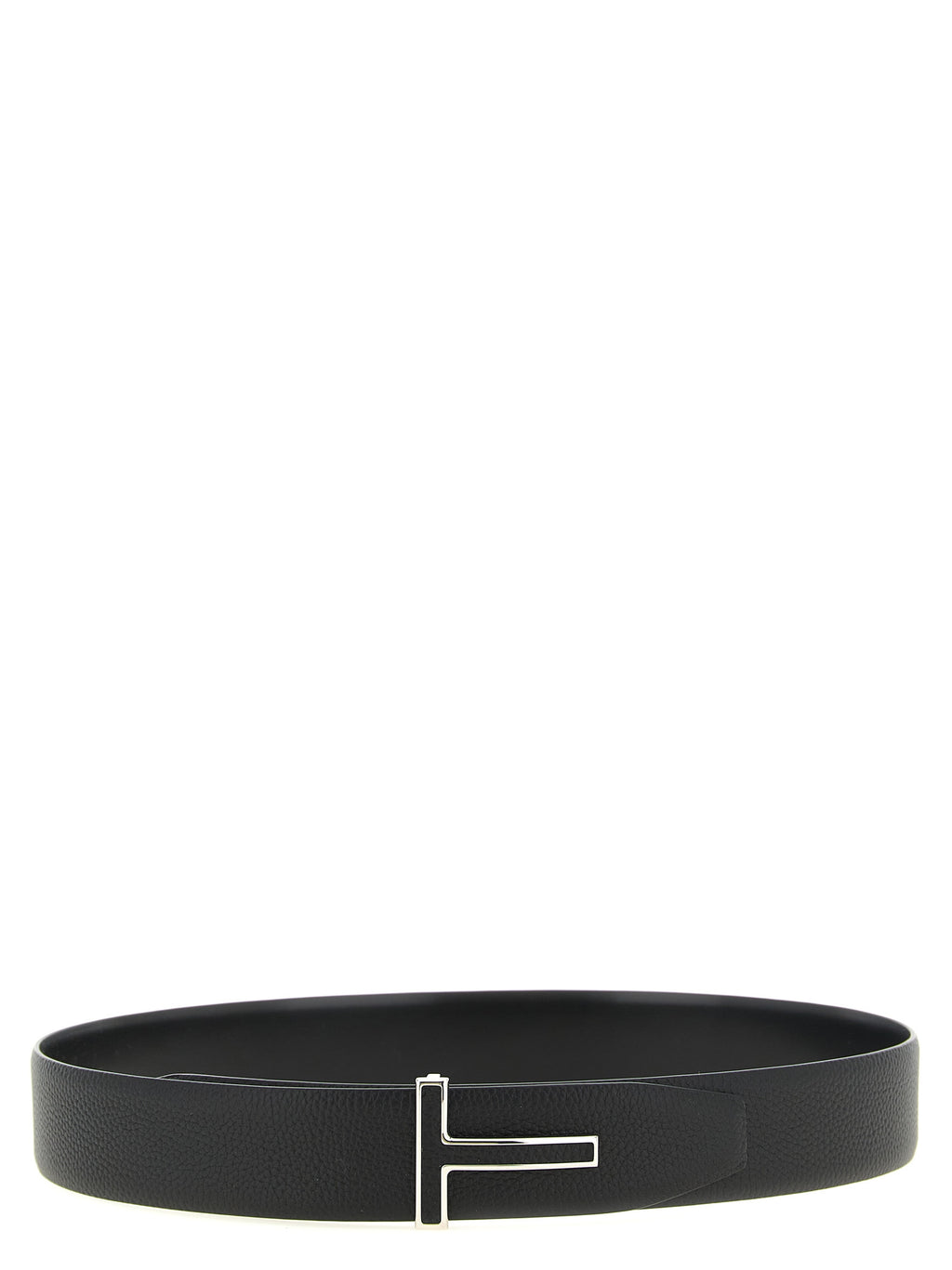 Black Calfskin Regular Belt