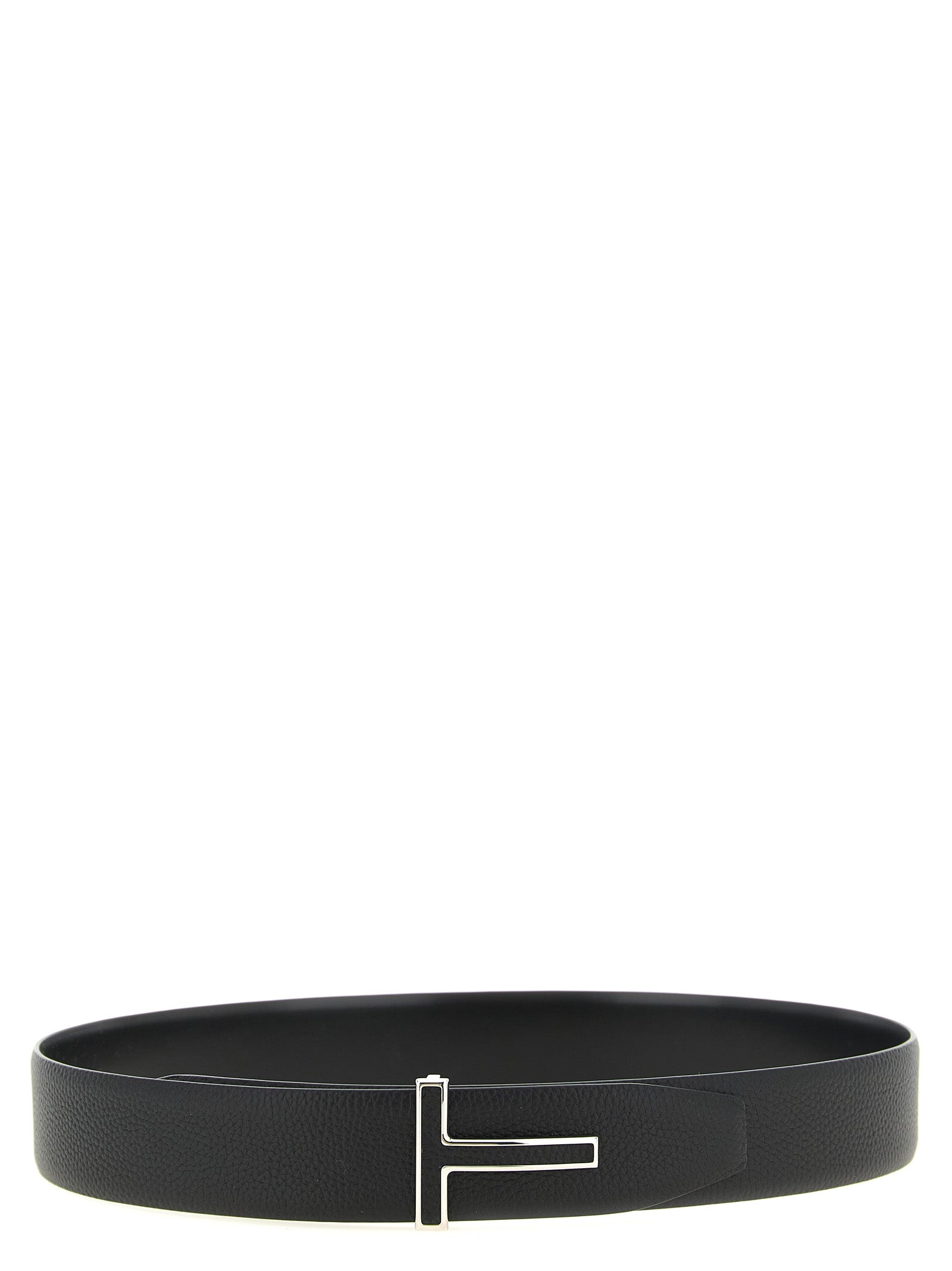 Black Calfskin Regular Belt