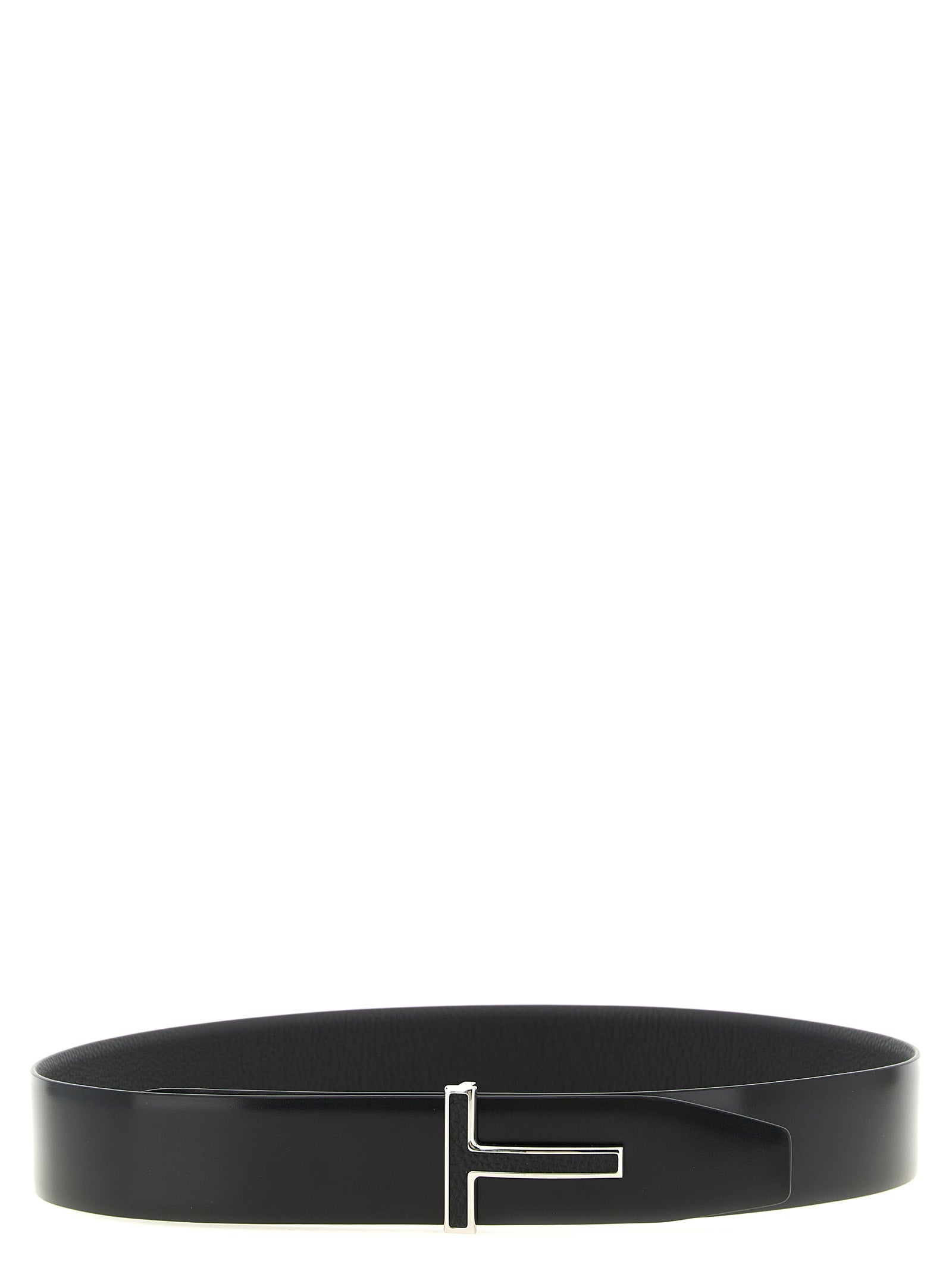 Black Calfskin Regular Belt