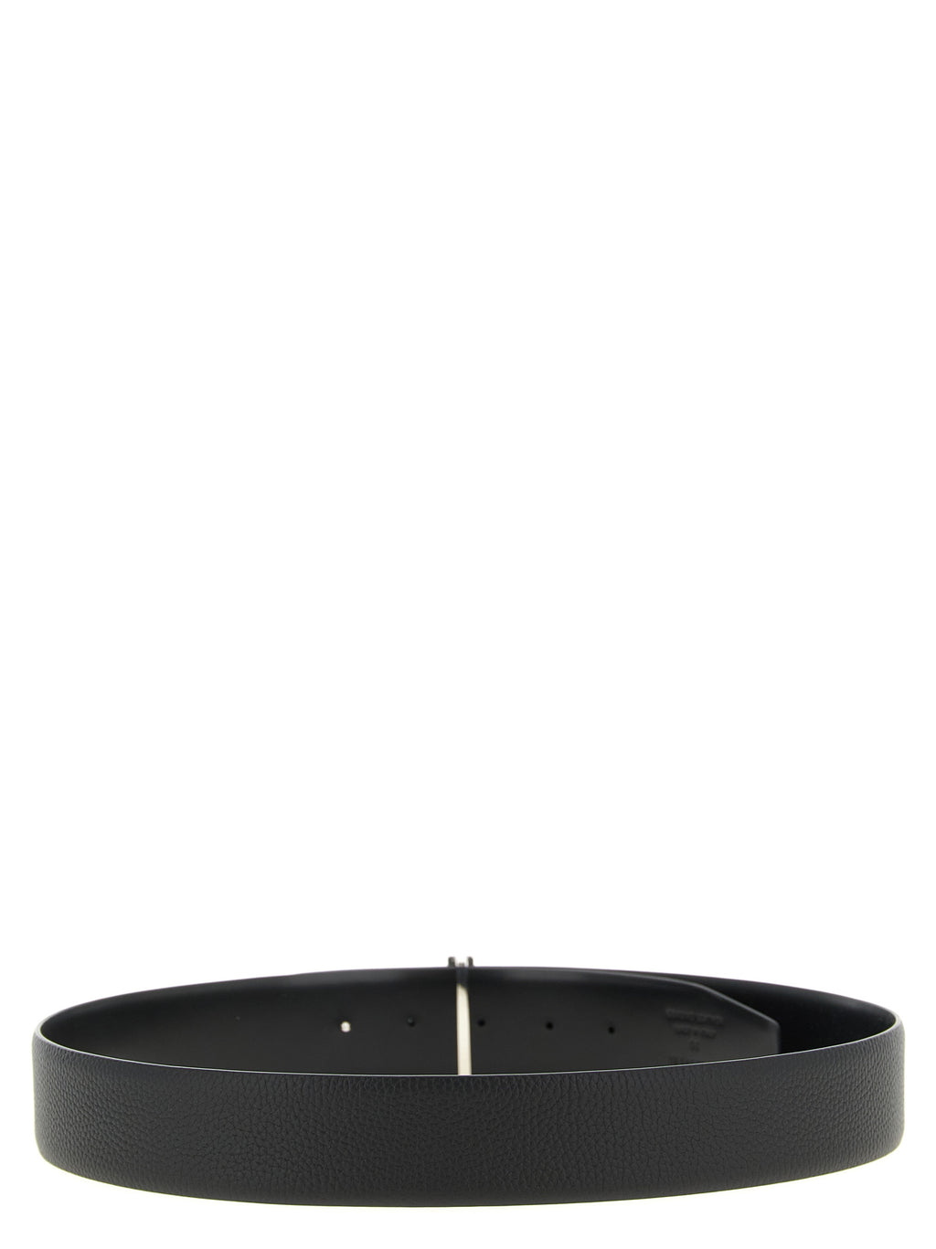 Black Calfskin Regular Belt