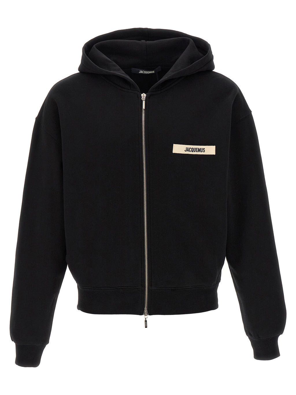 Black Cotton Sweatshirt