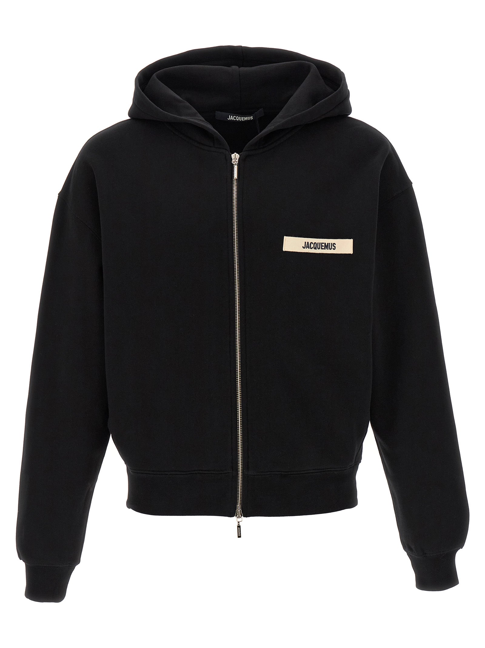 Black Cotton Sweatshirt